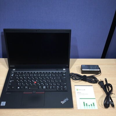 【松山環状枝松店】中古  Lenovo ThinkPad T14s MSO (INTEL Core i7 10610U 1.8GHz/16GB/新品SSD512GB/-/オンボード/14/1920x1080/Wi-Fi/WEBCAM/W11P64/MicrosoftOffice H&B 2024付) 182738 