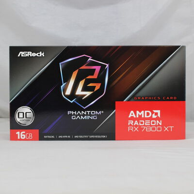 【通販センター】中古  ASRock RX7800XT PG 16GO(RX7800XT Phantom GamingOC 3480034630 