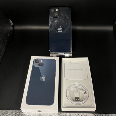 【大須店】中古  【au版SIMフリー】Apple iPhone13 6.1インチ 512GB (ミッドナイト) MLNN3J/A 147370 