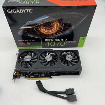 【大分店】中古  GIGABYTE GV-N407SWF3OC-12GD（RTX4070SUPER 12GB） 3480039285 
