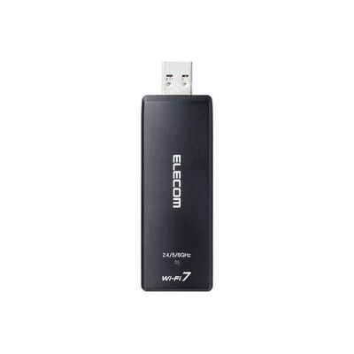 エレコム  WDC-BE28TU3-B (Wi-Fi 7 USB 5Gbps対応 2880Mbps無線LANアダプター) 