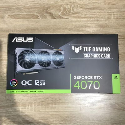 【松山環状枝松店】中古  ASUS TUF-RTX4070-O12G-GAMING (RTX4070 12GB) 157130 
