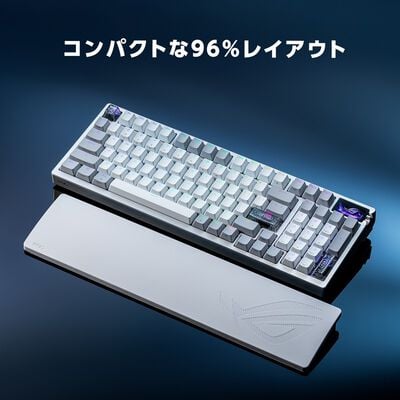 ASUS  ROG Azoth 96 HE Lite Gaming Keyboard (M902 ROG AZOTH 96 HE L/WHT/HFXV2/US/PBT) 