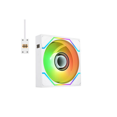 Thermaltake  SWAFAN 140 EX INFINITY ARGB Sync Snow 3Pack CL-F255-PL14SW-A (140mm ARGB ホワイト 交換式ファン 3個パック) 