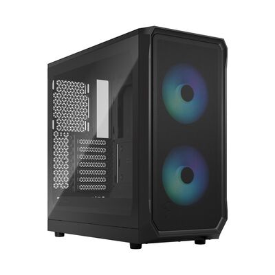 Fractal Design  Focus 2 RGB Black TG Clear Tint FD-C-FOC2A-03 (ATX ガラス ブラック) 