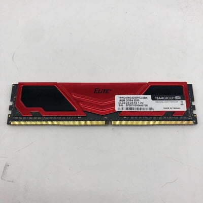 【郡山安積店】中古  TEAMGROUP ＴＰＲＤ416Ｇ3200ＨＣ22ＢＫ(ＤＤＲ4-3200 16GB） 4640003197 