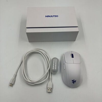 【なんば店】中古  Ninjutso nj-tenair-white (無線 ｹﾞｰﾐﾝｸﾞﾏｳｽ) 3280022267 