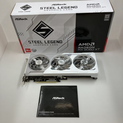 【秋葉原本店】中古  ASRock RX9060XT SL 16GO(RX9060XT Steel Legend 16G) 179896 