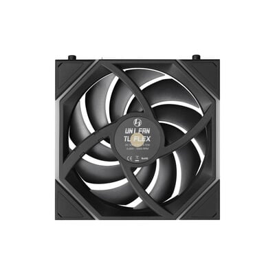 Lian-Li  UNI FAN TL FLEX BK リバースブレード 12RTL1F1B (120mm ARGB ブラック リバースファン) 
