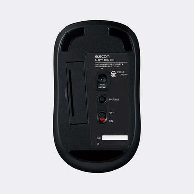 エレコム  M-BY11BRKBK (抗菌 Bluetooth5.0 IRマウス Mサイズ ブラック) 