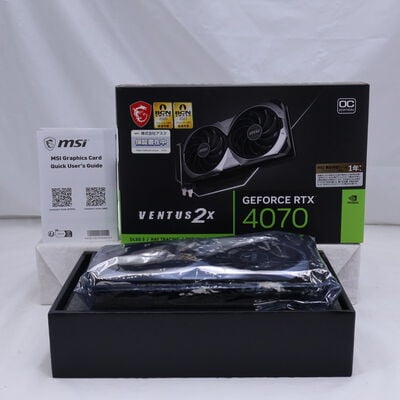 【通販センター】中古  MSI GeForce RTX 4070 SUPER 12G VENTUS 2X OC (RTX4070 SUPER 12GB) 163393 