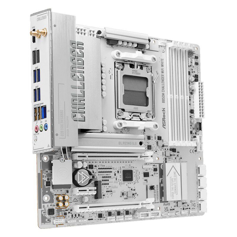 ASRock B850M Challenger WiFi White (B850 AM5 MicroATX) ｜ パソコン
