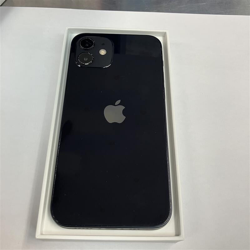 中古 Apple iPhone12 6.1インチ 64GB (ブラック) 国内版SIM