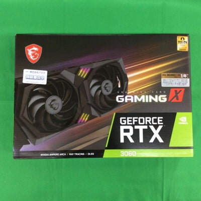 【川崎店】中古  MSI GeForce RTX 3060 GAMING X 12G (RTX3060 12GB) 144776 