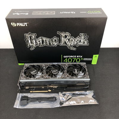 【長野稲里店】中古  Palit NED47TS019T2-1020Q (GeForce RTX 4070 Ti SUPER GameRock OmniBlack 16GB) 5110001157 