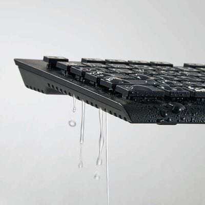 エレコム  TK-WS02DMKBK (洗える 抗菌 無線キーボード) 