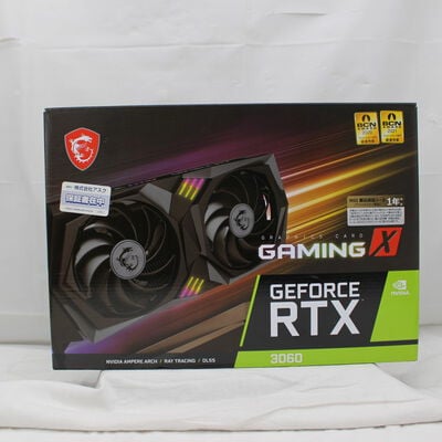 【通販センター】中古  MSI GeForce RTX 3060 GAMING X 12G (RTX3060 12GB) 144776 