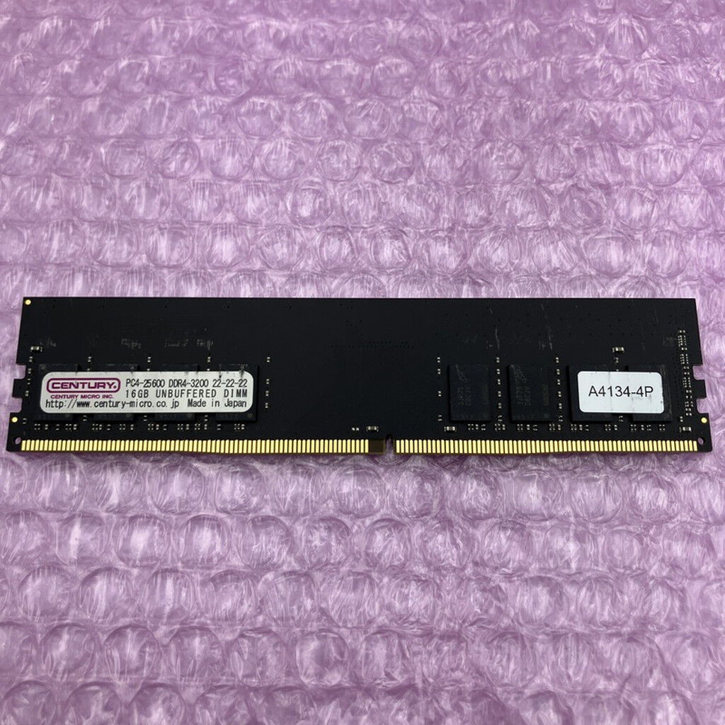 中古 PC4-25600 16GB デスクトップ用(DDR4-3200) 140728 （398589