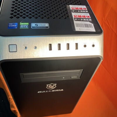 【なんば店】中古  THIRDWAVE GALLERIA UA9C-R37 (i9 11900K/32GB/SSD 1TB+HDD 2TB/Mt/RTX3070) 3280021579 