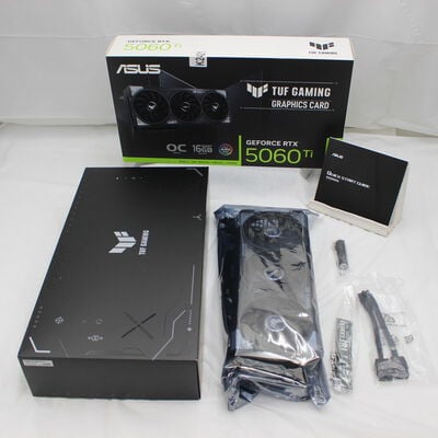 【通販センター】中古  ASUS TUF-RTX5060TI-O16G-GAMING (RTX5060Ti 16G) 178227 