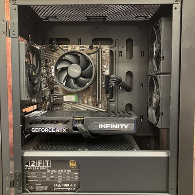 【富士青葉店】中古  自作PC(Ryzen 7 5700X/16GB/SSD512GB/RTX5060/W11H) 5070001986 
