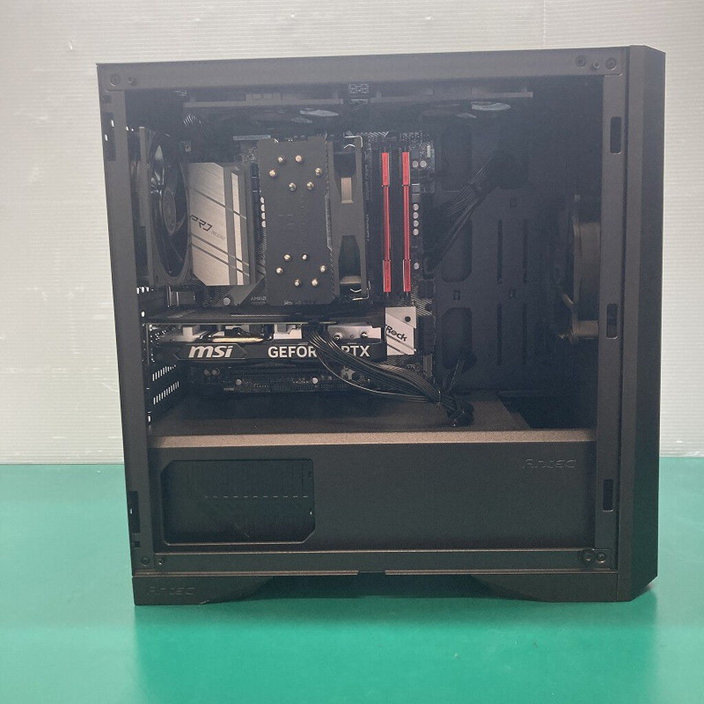 自作PC ryzen7 5700X3D RTX4060ti 小型】コスパ最高のRyzen 7 5700Xと価格下落中のRTX4060Tiで作る省電力
