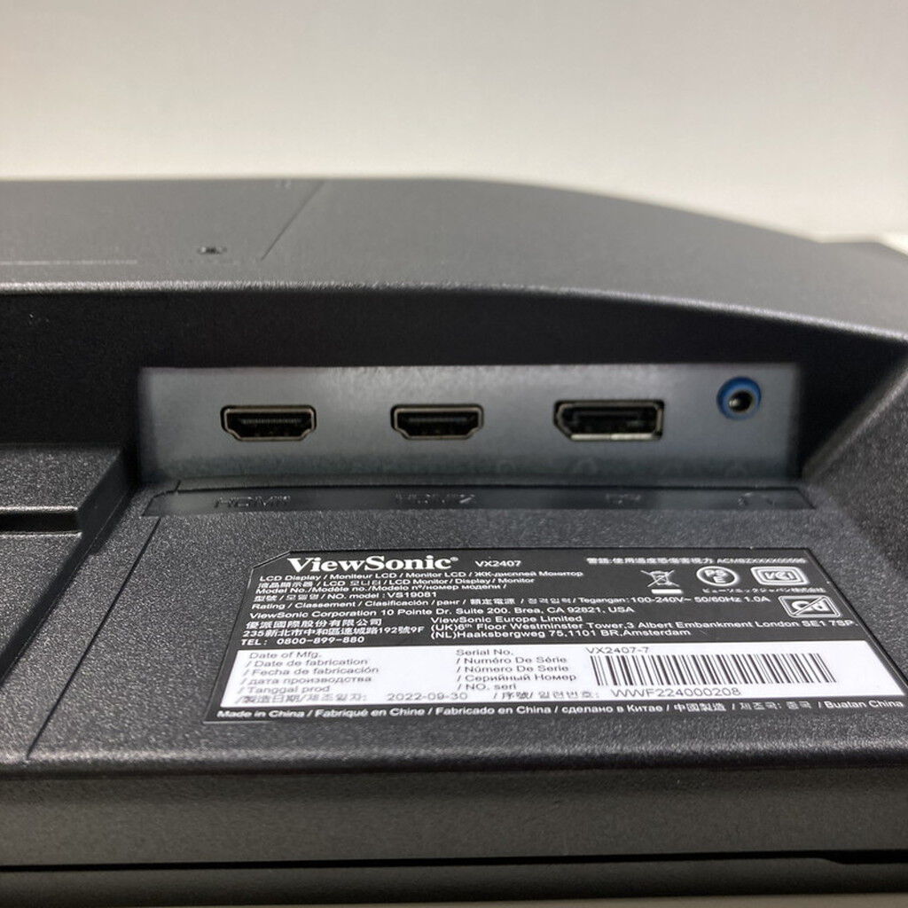中古 Viewsonic VX2407-7 (23.8