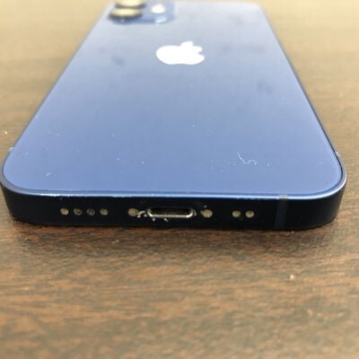 【福山ココローズ店】中古  Apple iPhone12 mini 5.4インチ 128GB (ブルー) 国内版SIMロックフリー MGDP3J/A 144008 