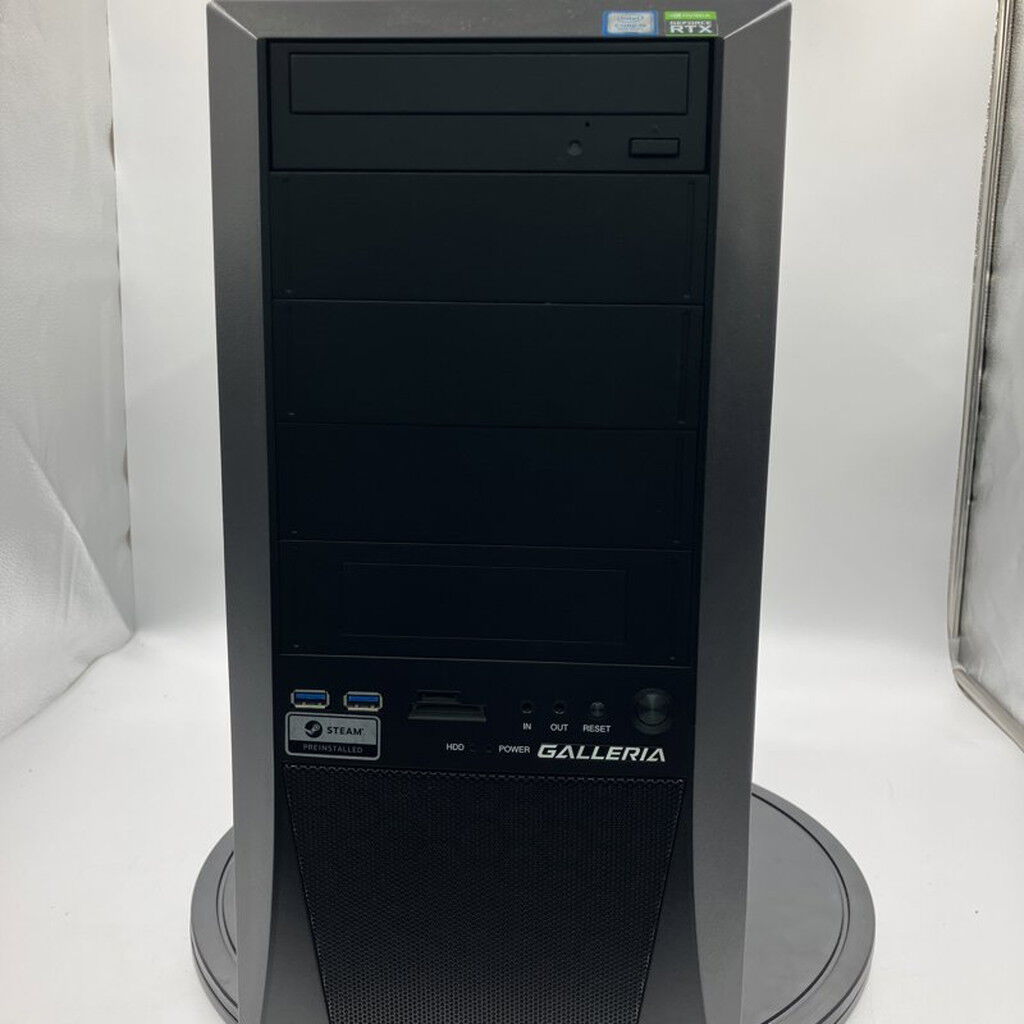 中古 THIRDWAVE GALLERIA ZZ (i9 9900K/32GB/SSD1TB/HDD4TB/Mt