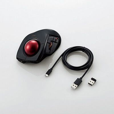 エレコム  M-DPT1MRBK トラックボール&ldquo;DEFT PRO&rdquo;（人差し指操作タイプ） 