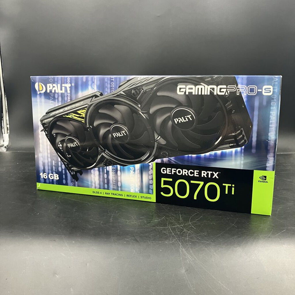 中古 Palit NE7507T019T2-GB2031U(RTX5070Ti 16GB GamingPro-S) 188931