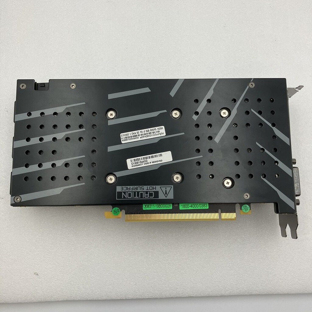 中古 玄人志向 GF-GTX1660-E6GB/OC/DF (GTX1660 6G GDR5) 139185