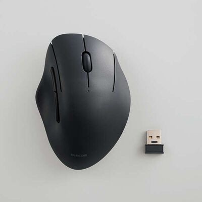 エレコム  M-SH21MBSKXBK (SHELLPHA USB無線/Bluetoothマウス[5ボタン/Sサイズ] ブラック) 