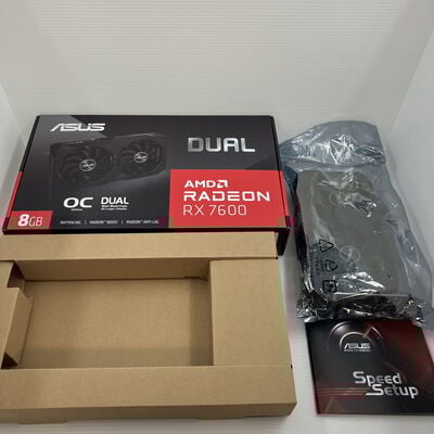 【秋葉原本店】中古  ASUS DUAL-RX7600-O8G-V2 (RX7600 8G) 162744 