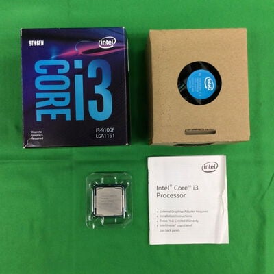 【川崎店】中古  Intel Core i3 9100F (1151/3.60GHz/6M/C4/T4) 140321 