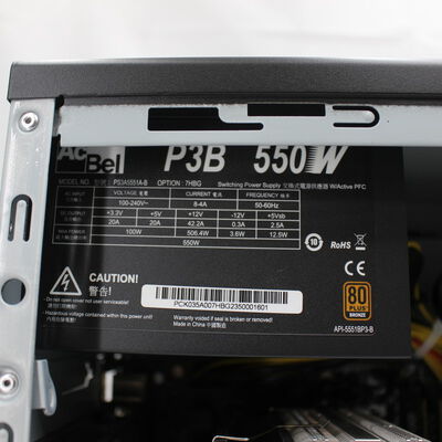 【通販センター】中古  THIRDWAVE Magnate EM041(AMD Ryzen 5 4500/32GB DDR4 (PC4)/SSD1TB/BD-RE/NVIDIA GeForce RTX 3050 6GB/W11H64 MAR) 196538 