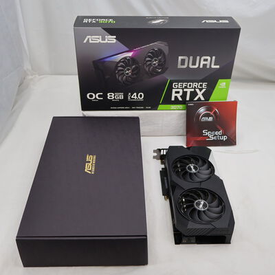【通販センター】中古  ASUS DUAL-RTX3070-O8G (RTX3070 8G) 143895 
