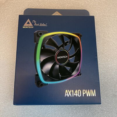 【京都店】中古  MONTECH AX140 PWM Black(140mm ARGB PWM) 3180006165 