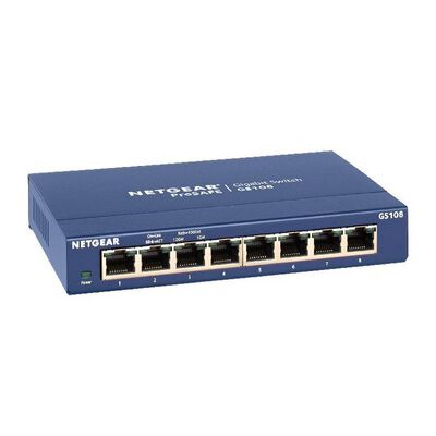 NETGEAR  GS108-400JPS (ギガビット8ポート アンマネージスイッチ) 