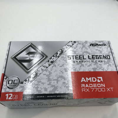 【盛岡都南店】中古  ASRock RX7700XT SL 12GO RX7700XT Steel Legend OC (RX7700XT 12G) 162741 