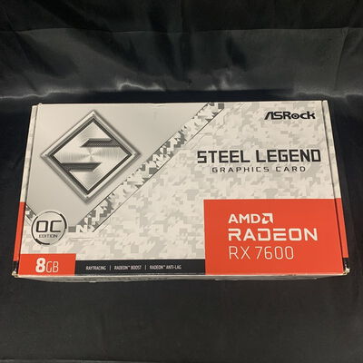 【横浜駅前店】中古  ASRock RX7600 SL 8GO RX7600 Steel Legend 8G OC (RX7600 8G) 162751 