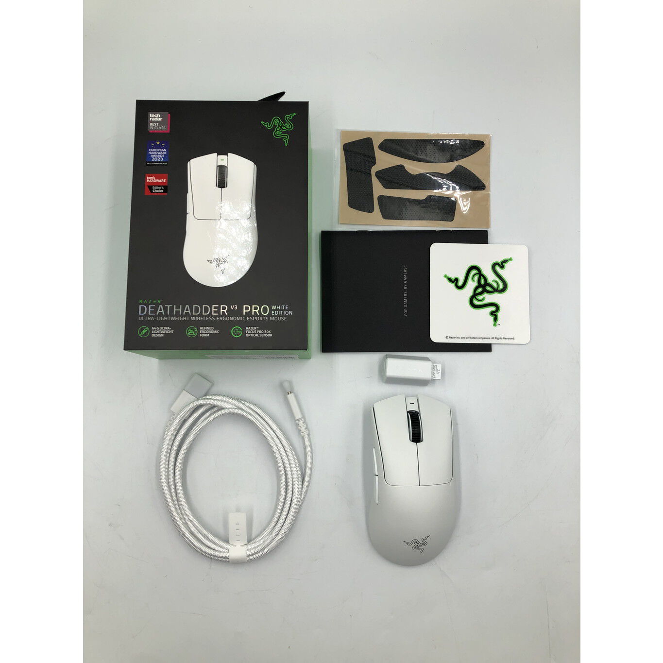 中古 Razer DeathAdder V3 Pro White(RZ01-04630200-R3A1) 4680003408