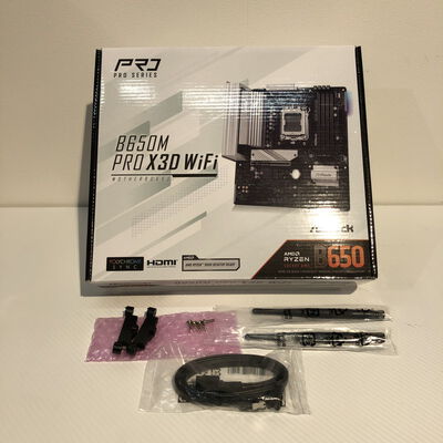 【姫路店】中古  ASRock B650M Pro X3D WiFi (B650 AM5 mATX DDR5) 4740001512 