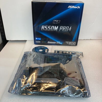 【京都店】中古  ASRock B550M Pro4 (B550 AM4 mATX DDR4) 142938 