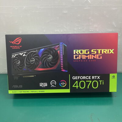 【浦添城間店(沖縄)】中古  ASUS ROG-STRIX-RTX4070TI-12G-GAMING (RTX4070Ti 12GB) 154194 
