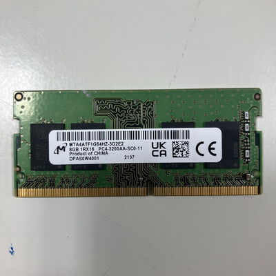 【大宮店】中古  PC4-25600 8GB ノート用(DDR4-3200) 158771 