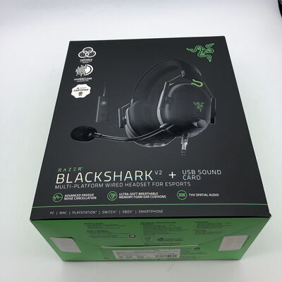 【宇都宮鶴田店】中古  RAZER BLACKSHARK V2+USB SOUNDCARD BLACK 5280001817 