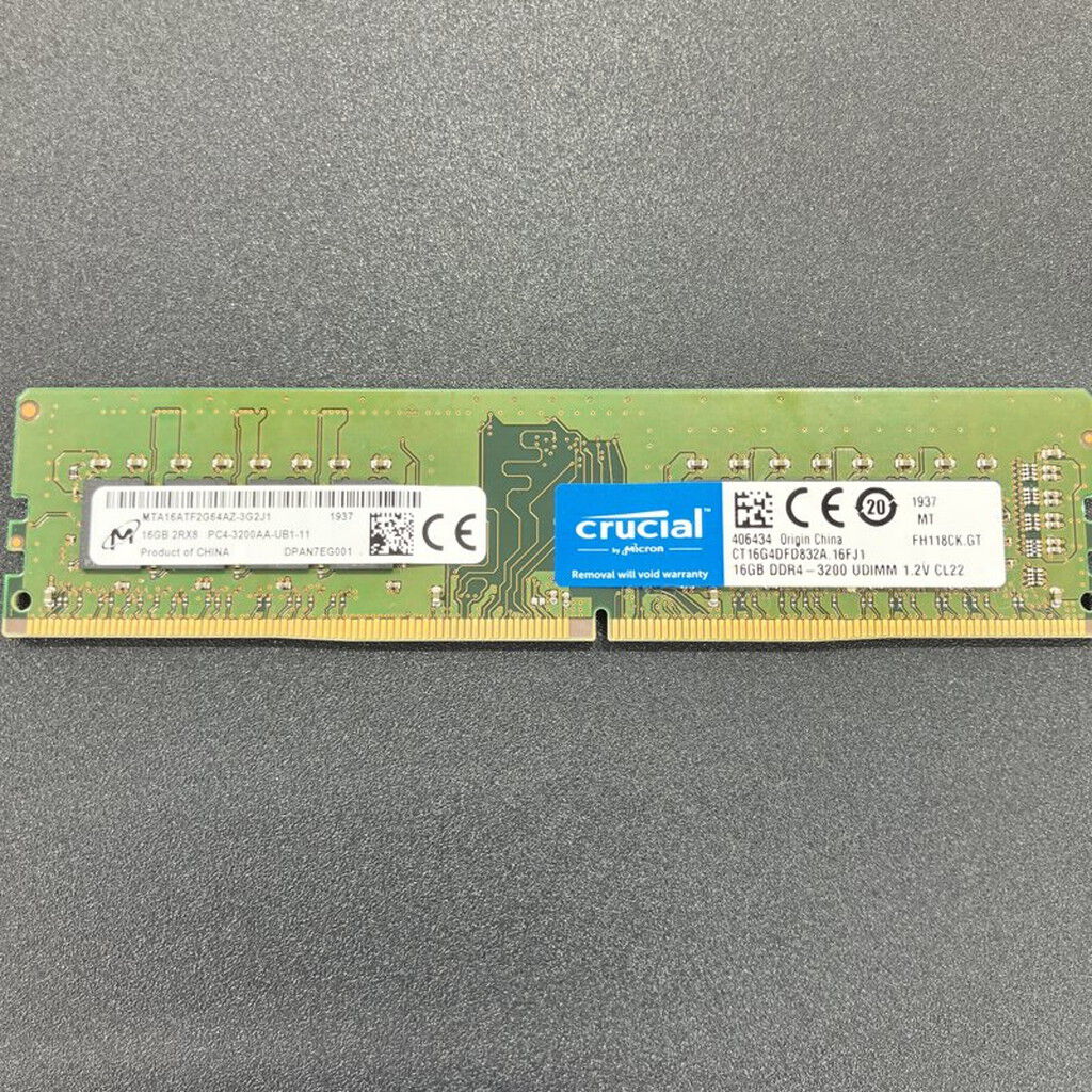 中古 PC4-25600 16GB デスクトップ用(DDR4-3200) 140728 （367981