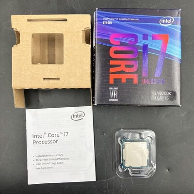 【大須店】中古  INTEL Core i7 8700K (1151/3.70GHz/12M/C6/T12) 136197 