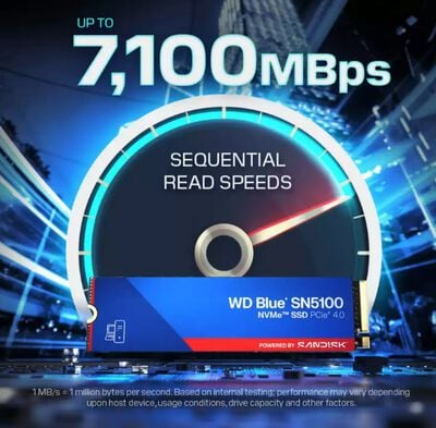 Western Digital  WD Blue SN5100 WDS200T5B0E (M.2 2280 2TB) 